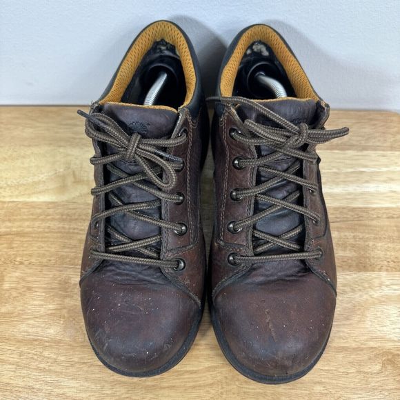 Timberland Pro Series Steel Toe Work Boot ASTM F2413-11 Brown Leather Sz 8 W - Picture 3 of 16